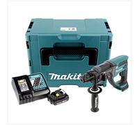 Makita DHR 202 RA1J - Martillo combinado con batería (18 V, 2,0 J, SDS Plus, 1 batería de 2,0 Ah, cargador y Makpac)