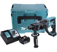Makita DHR 202 RF1 - Martillo combinado con batería (18 V, 2,0 J, SDS Plus, en Makpac con batería de 3 Ah y cargador)