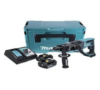 Makita DHR 202 RFJ - Martillo perforador combinado inalámbrico (18 V, 2,0 J, SDS Plus, 2 baterías 3 Ah + cargador en Makpac