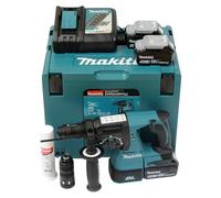 Makita DHR243RT3J - Juego de martillo perforador inalámbrico (18 V, 5,0 Ah, con 3 baterías y cargador, en maletín de transporte MAKPAC)