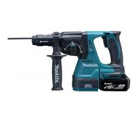 Makita DHR243RTJ Taladro Percutor a Batería, 18V, 5000 Ah Ión de Litio, Diámetro Hormigón 2.4 cm, Energía de Impacto 2 J