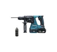 Makita Dhr243T1 Sds Plus - Perforadora para cincel (2 julios, 24 mm, Bl Lxt 18 V, 18 V, 5 Ah, ion de litio)