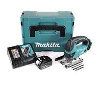 Makita DJV 180 RT1J - Sierra de calar con batería (18 V, batería de 5,0 Ah, cargador y Makpac)