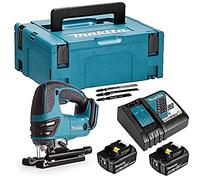 Makita DJV180RTJ - Rompecabezas LXT de iones de litio de 18 V completo con 2 baterías de 5,0 Ah y cargador suministrado en una funda Makpac