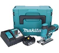 Makita Sierra de calar DJV185RF1J 18 V 3,0 Ah 3000 SPM 400 W 1 batería + cargador en estuche Makpac