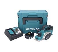 Makita DKP 180 RF1J - Cepillo con batería (18 V, incluye batería BL 1830 y cargador DC18RC)