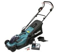 Makita DLM330RM tondeuse à Gazon Tondeuse à Gazon poussée Batterie Noir, Bleu