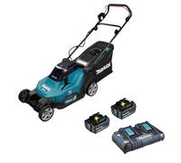 MAKITA DLM432CT2 - Cortacésped 18Vx2 5,0 Ah LXT 43 cm, 50L. Incluye baterías 18V 5Ah y cargador doble