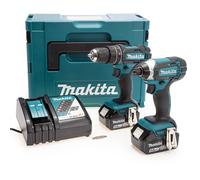 MAKITA Kit DLX2131TJ (DTD152 + DHP482 + 2 x 5,0 Ah + DC18RC + MAKPAC 3)