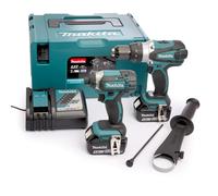 MAKITA Kit DLX2145TJ (DTD152 + DHP458 + 2 x 5,0 Ah + DC18RC + MAKPAC 3)