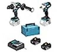 Makita dlx2590tj 18v li-ion lxt kit combinado de 2 piezas sin escobill