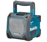 Makita DMR202 Altavoz portátil Negro, Azul - Altavoces portátiles (3,6 cm, 3,6 cm, 10,2 cm, Inalámbrico, USB Tipo A, Negro, Azul)