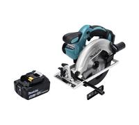 Makita DSS 611 T1 - Sierra circular con batería (18 V, 165 mm, incluye batería de 5,0 Ah, sin cargador)