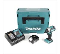 Makita DTD 153 RT1J - Atornillador de impacto inalámbrico (18 V, incluye batería de ion de litio BL 1850 B de 5,0 Ah, cargador DC 18 RC)