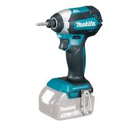 Makita - DTD153Z - Atornilladora con impacto sin baterías y cargadores, Li-Ion, 18 V, - ah, 170 nm, M5-M16, motor sin escobillas, velocidad ajustable, iluminación led