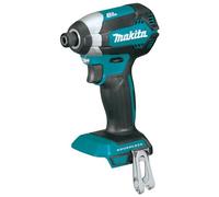 Makita - DTD153Z - Atornilladora con impacto sin baterías y cargadores, Li-Ion, 18 V, - ah, 170 nm, M5-M16, motor sin escobillas, velocidad ajustable, iluminación led