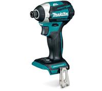 Makita - DTD154Z - Atornilladora con impacto sin baterías y cargadores, Li-Ion, 18 V, - ah, 175 nm, M5-M16, motor sin escobillas, velocidad ajustable, iluminación led