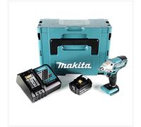 Makita DTW 190 RT1J - Atornillador de impacto con batería (18 V, 190 Nm, 1 batería de 5,0 Ah, cargador rápido en Makpac 2)