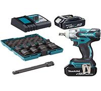Makita DTW285RTJX 18V Litio-Ion Bateria Juego de llave de impacto (batería 2x 5.0Ah) en Makpac - 280Nm - 1/2 '' - sin escobillas