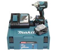 DTW300RTJ destornillador eléctrico y llave de impacto 3200 RPM Negro, Azul, Tornillo de percusión "azul/Negro, Destornillador de impacto, Mango de pistola, 1/2"", Negro, Azul, Deep discharge, Sobrecalentamiento, Sobrecarga, Sin escobillas"