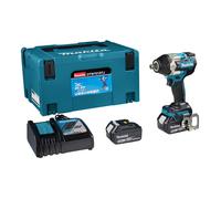 Makita DTW701RTJ Llave de Impacto 18V 1/2'' a Batería Sin Escobillas, Portabrocas Rápido, hasta 700Nm, 4 Velocidades, Negro/Azul