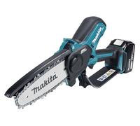 Makita DUC150RT Sierra de podar sin escobillas LXT de 18 V de iones de litio de 150 mm completa con 1 batería de 5,0 Ah y cargador