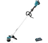 Makita DUR368LPT2 - Desbrozadora de línea sin escobillas LXT de Iones de Litio de 18 V (36 V) con 2 baterías de 5.0 Ah y Cargador de Doble Puerto