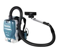 Makita DVC261ZX15 Aspiradora de Mochila con batería 2 x 18 V, Negro/Azul petróleo