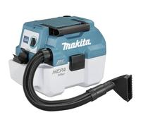 Makita DVC750LZX3 Aspirador inalámbrico de 18 V (sin batería, sin Cargador), Acrylic