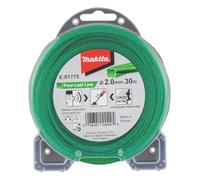Makita E-01775 Desbrozadora hoja trébol alambre verde Cortadora hilo 2,0mm 30m