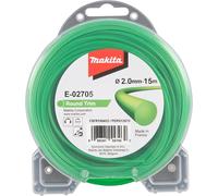 Makita E-02705 Desbrozadora de alambre redondo Recortadora de bordes 2 mm x 15 m