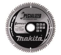 Makita E-08919 Hoja sierra circular Efficut TCT 216x30x2 mm 80 dientes madera