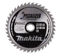 MAKITA Hoja de sierra para madera compuesta Efficut 165x1,5x20 mm 40 dientes E-12223