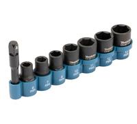 Makita E-12289 Juego de llaves de impacto de 8 piezas ¼" Sq