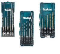 Makita E-15702 Broca para Hormigón, E-15148 Madera E-15132 Metal Set de Regalo