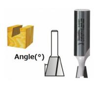 MAKITA Fresa para vástago de cola de milano 8 mm, 12,7x13x45 mm D-48072