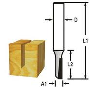 MAKITA Fresa ranuradora 1 hoja vástago 8 mm, 4x13x51 mm D-47385