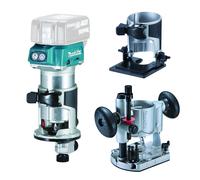 MAKITA Fresadora combinada inalámbrica con accesorios Li-ion 18V, sin batería Z DRT50ZJX2