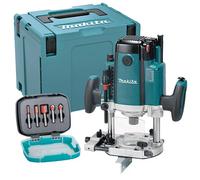 MAKITA - Fresadora Superficie MAKITA RP2303FCXJ 2.300W 6-8-12mm 70mm MALETIN MAKPAC + JUEGO FRESAS