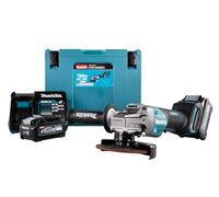 Makita GA013GM201 XGT 40V 2x 4Ah Batería BL4040 + DC40RA + MAKPAC