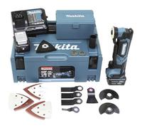 Makita - Herramienta tm30dsmjx5 inalámbrico multifunción 10,8 v / 4,0 ah, 2 baterías, cargador, makpac incluyó 41 piezas conjunto de accesorios