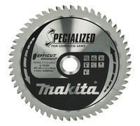 MAKITA hoja de sierra aluminio Efficut 165x1,5x20 mm 54 dientes E-16760