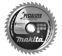 MAKITA Hoja de sierra para madera compuesta Efficut 165x1,5x20 mm 40 dientes E-12223