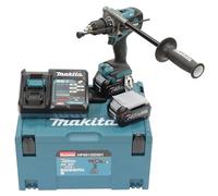 Makita HP001GD201 - Taladro percutor inalámbrico (40 V, máx. 2,5 Ah, 2 baterías y cargador)