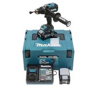 Makita Hp003GU201 - Taladro atornillador de impacto inalámbrico (40 V máx., 4,0 Ah, 2 baterías, cargador, en MAKPAC)