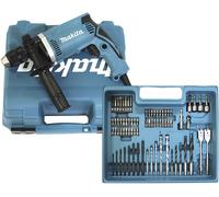 Makita HP1631KX3 Taladro Percutor 710 W 74 Accesorios, Valigetta