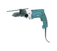 Makita HP2071J taladro Sin llave 2900 RPM Negro, Azul, Plata 2,5 kg, Taladradora de impacto azul, Sin llave, 1,3 cm, 2900 RPM, 4 cm, 1,6 cm, 2 cm