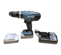 Makita HP457DWE - Taladro Percutor A Bateria 18V Litio-Ion 1.5 Ah