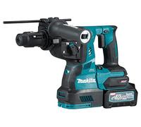 Makita HR004GD201 40V Max Li-ion XGT Brushless SDS-Plus Martillo giratorio completo con 2 baterías de 2,5 Ah y cargador suministrado en una funda Makpac
