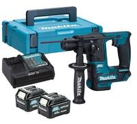 Makita HR166DSMJ Taladro percutor a batería 12Vmax SDS+ 1.1J 2x4.0Ah MAKPAC
